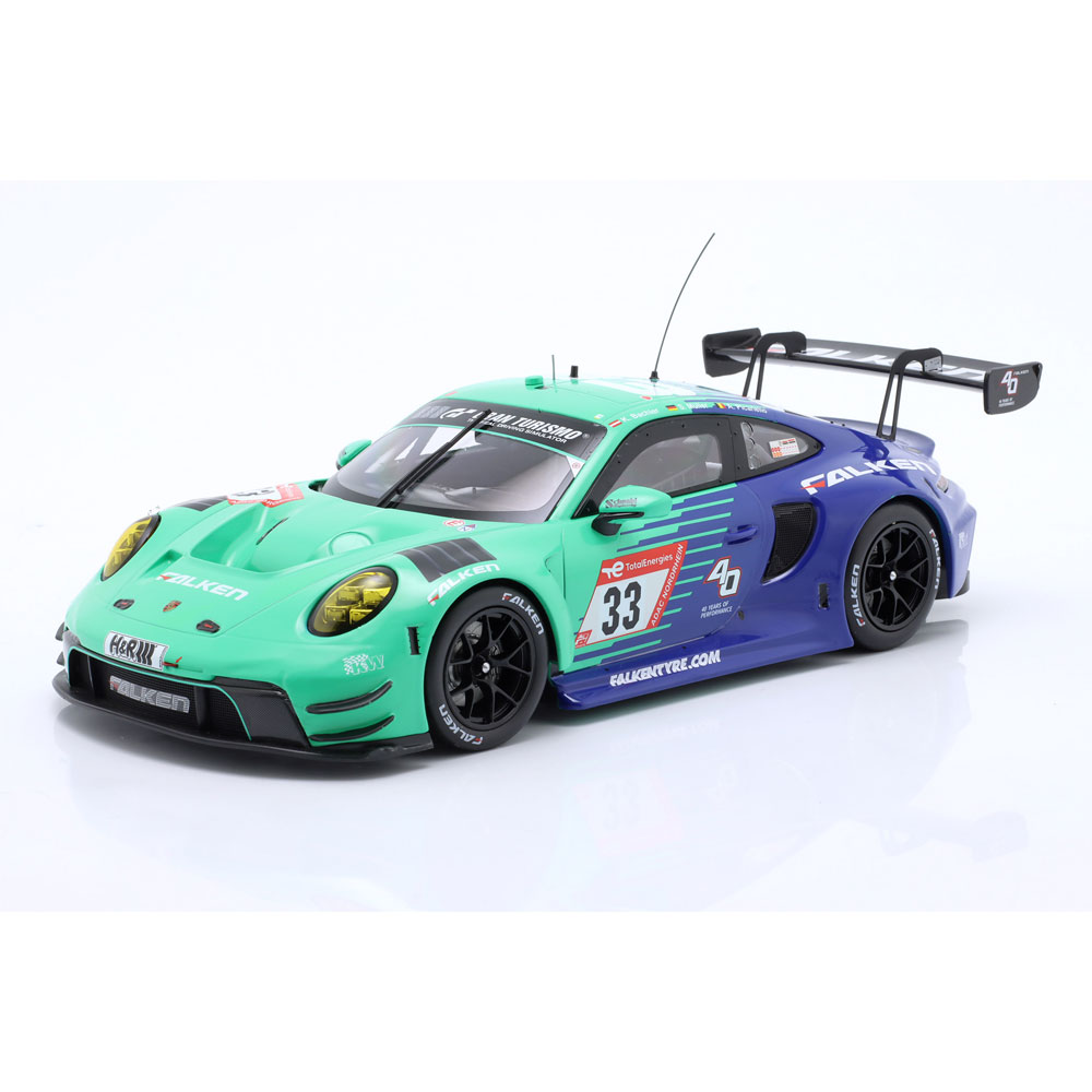 Porsche 911 GT3 R #33 24h Nürburgring 2024 Falken Motorsports 1:18 Ixo