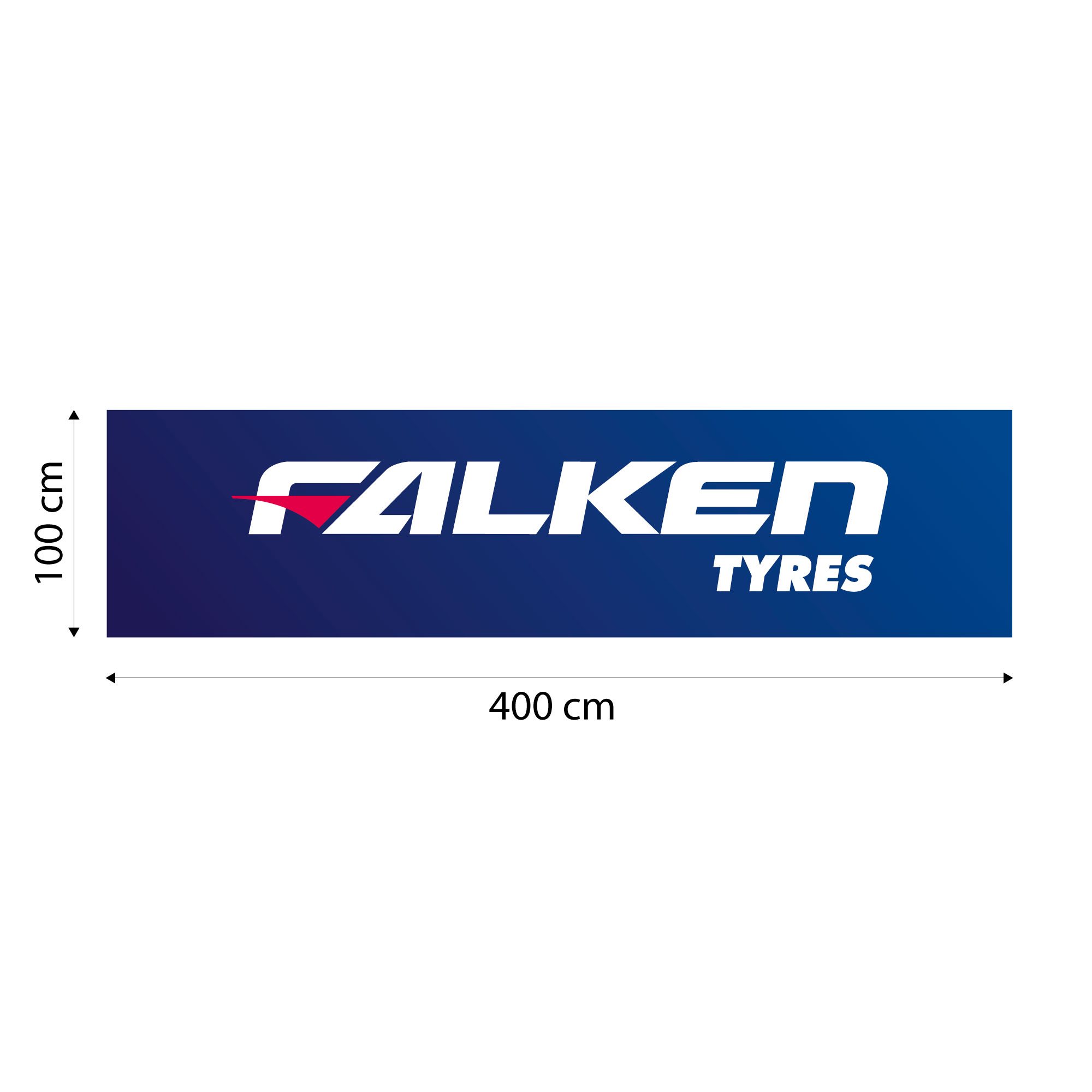 FALKEN Banner Sky Gradient