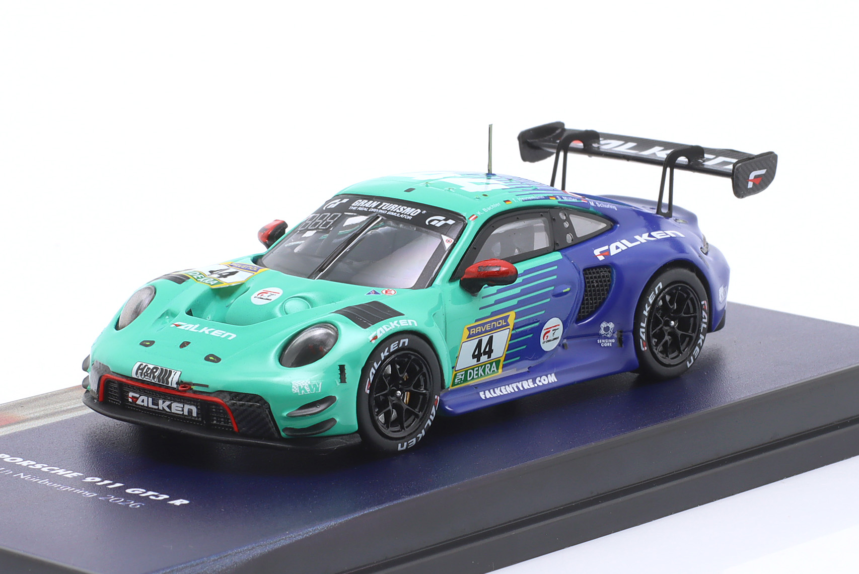Porsche 911 (992) GT3 R #44 24h Nürburgring 2026 Falken Motorsports 1:64 Ixo