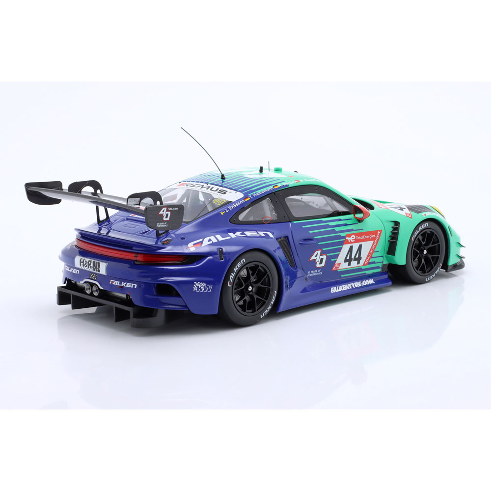 Porsche 911 (992) GT3 R #44 24h Nürburgring 2024 Falken Motorsports 1:18 Ixo