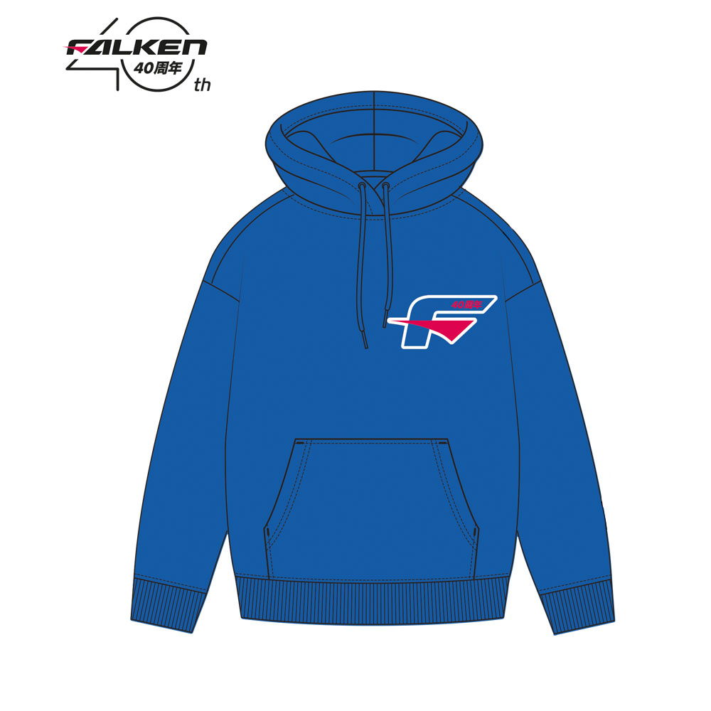 FALKEN 40 YEARS Hoodie - blau 